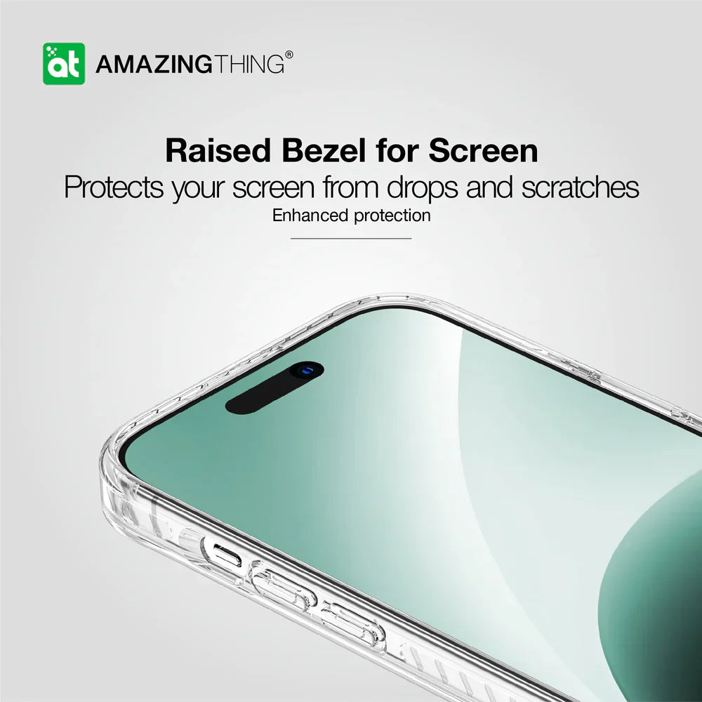 AmazingThings Titan Pro Magnetic Case for iPhone 15 Plus - Clear