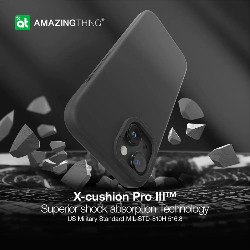 AmazingThing Smoothie Magnetic Case for iPhone 15 Plus - Black