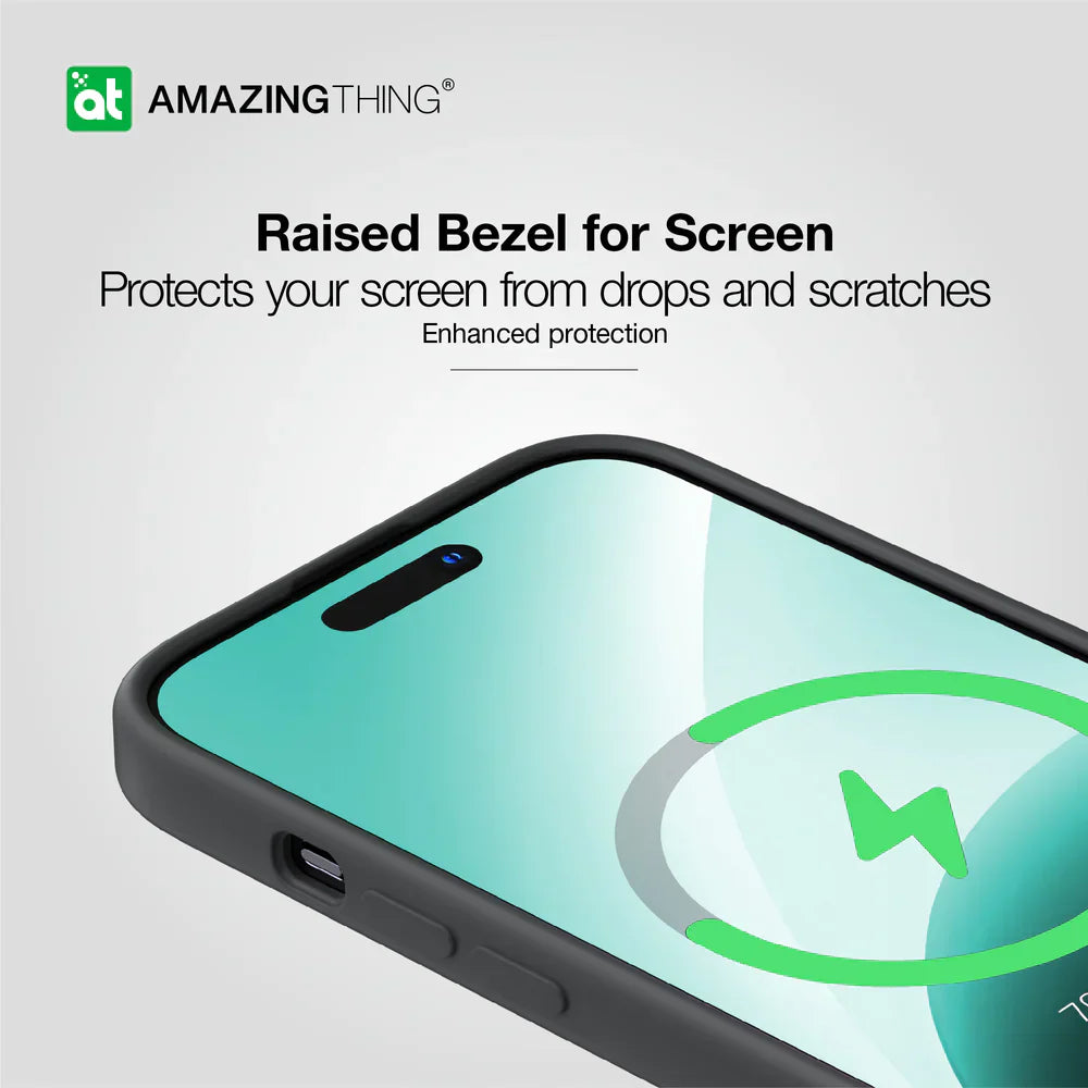AmazingThing Smoothie Magnetic Case for iPhone 15 - Black