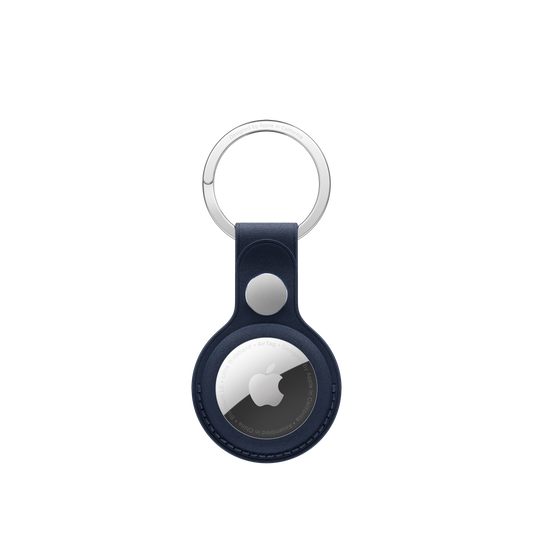 AirTag FineWoven Key Ring - Deep Blue
