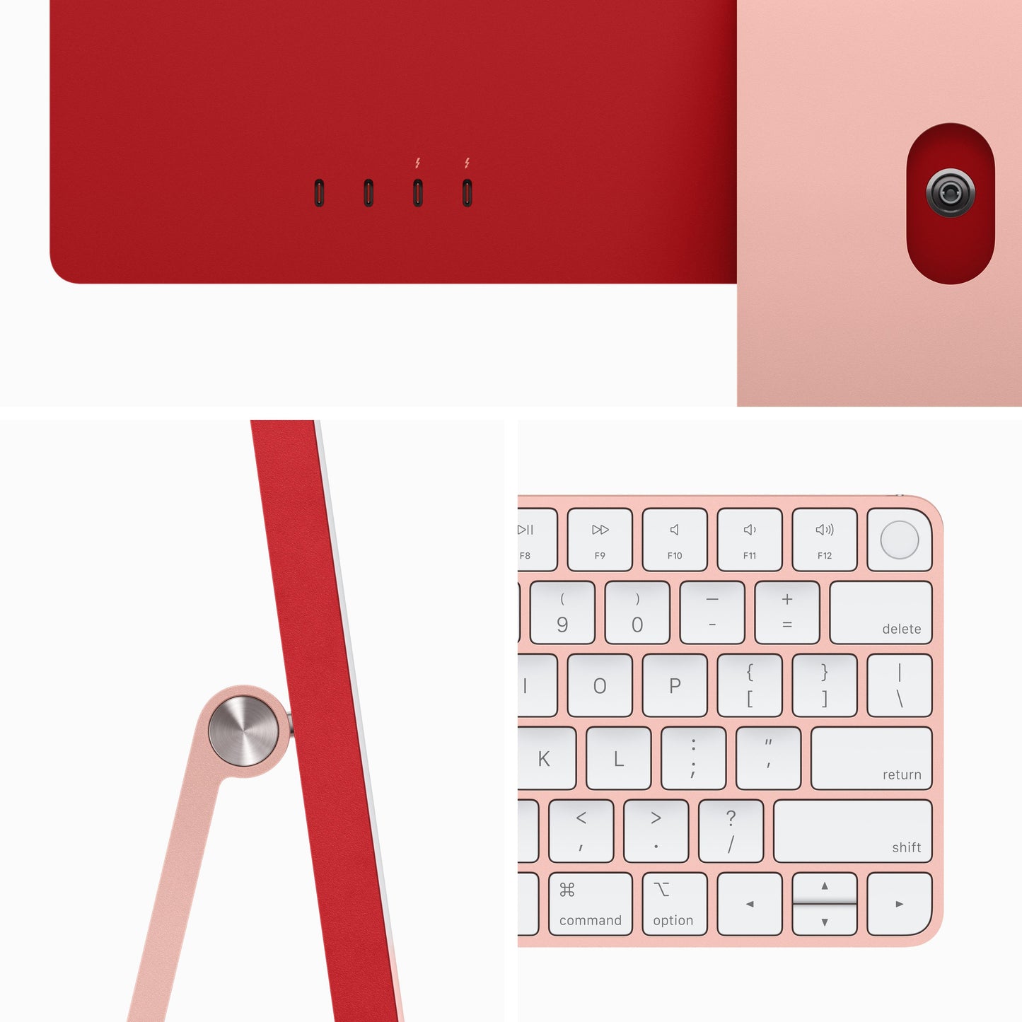 24-inch iMac with Retina 4.5K display: Apple M3 chip with 8?core CPU and 10?core GPU, 512GB SSD - Pink