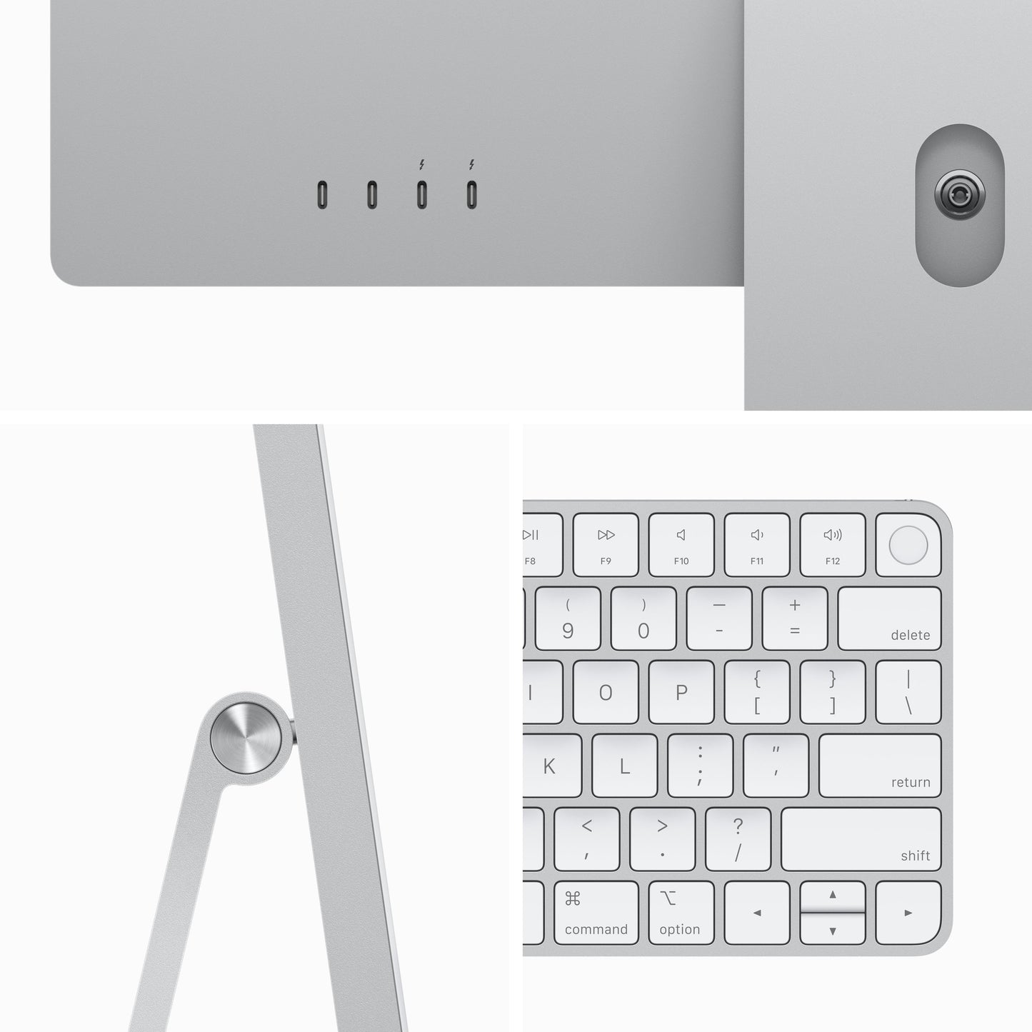 24-inch iMac with Retina 4.5K display: Apple M3 chip with 8?core CPU and 10?core GPU, 256GB SSD - Silver