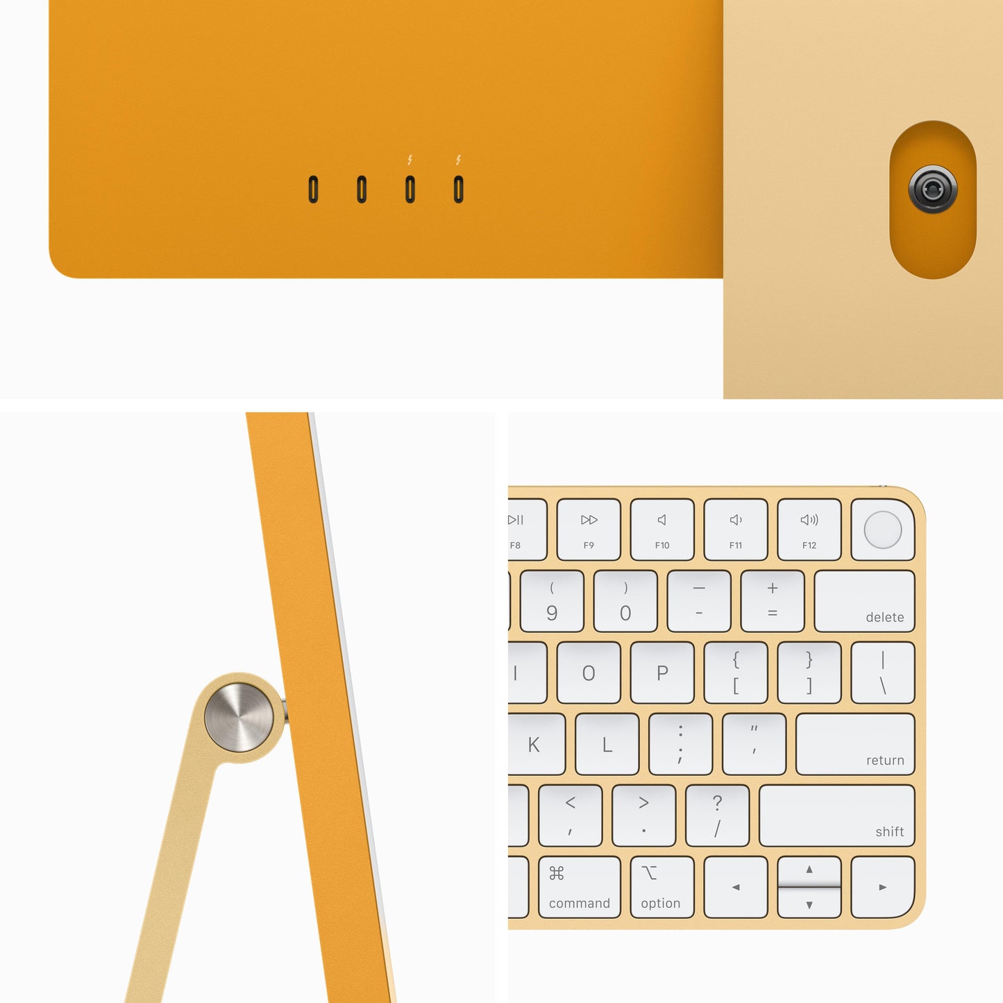 24-inch iMac with Retina 4.5K display: Apple M3 chip with 8?core CPU and 10?core GPU, 256GB SSD - Yellow