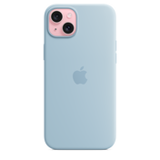 iPhone 15 Plus Silicone Case with MagSafe - Light Blue