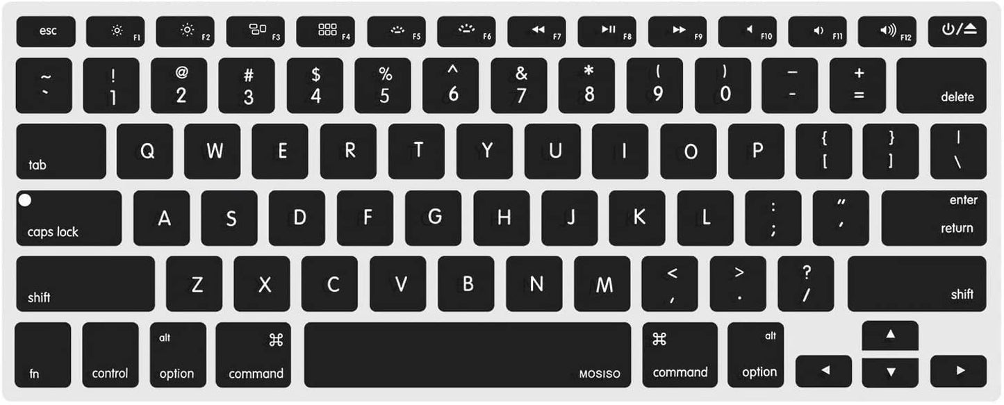 vaku-luxos®-macbook-keyboard-protective-skin-compatible-with-macbook-air-13-inch-apple-m1-chip-with-8-core-cpu-and-7-core-gpu-silicon-black8905129020651