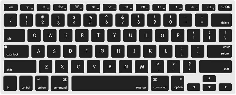vaku-luxos®-macbook-keyboard-protective-skin-compatible-with-macbook-air-13-inch-apple-m1-chip-with-8-core-cpu-and-7-core-gpu-silicon-black8905129020651