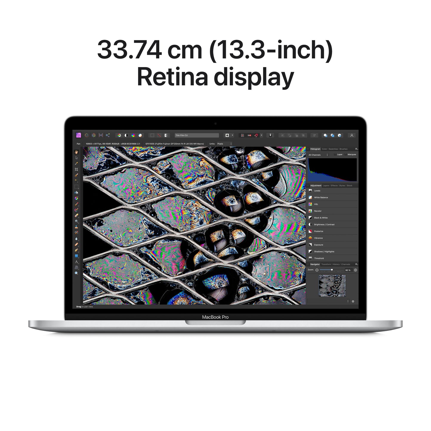 13-inch MacBook Pro: Apple M2 chip with 8?core CPU and 10?core GPU, 256GB SSD - Silver