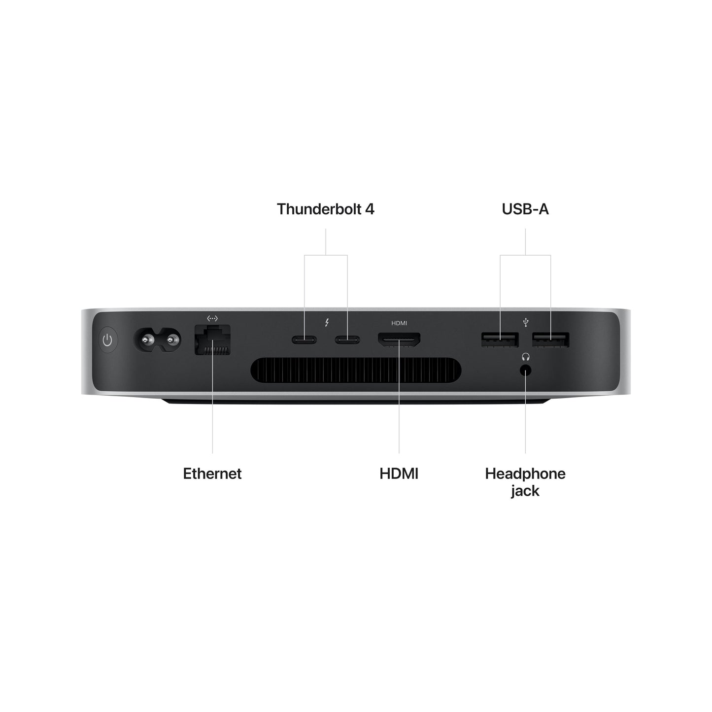Mac mini: Apple M2 chip with 8core CPU and 10core GPU, 512GB SSD - Silver