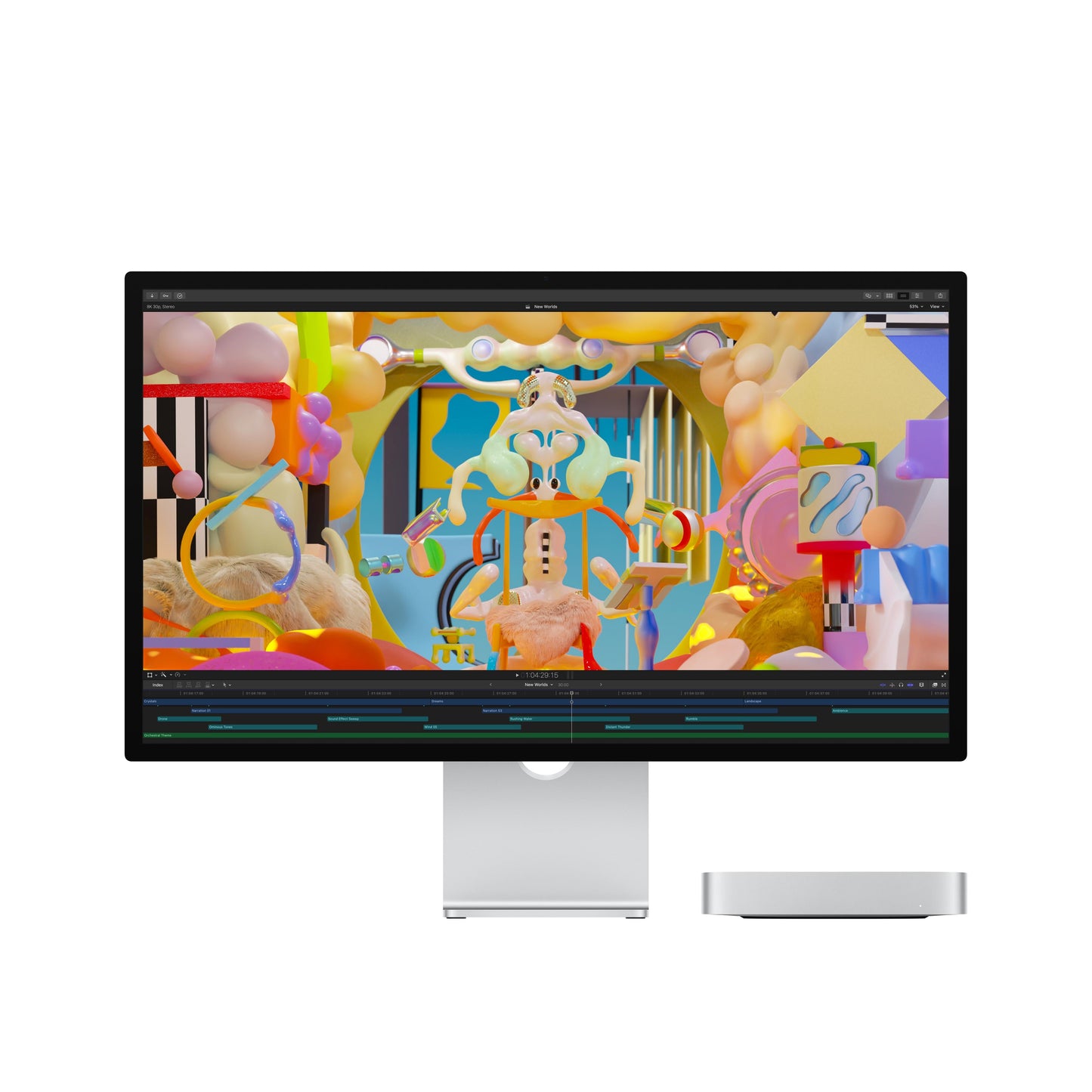 Mac mini: Apple M2 chip with 8? core CPU and 10? core GPU, 512GB SSD - Silver