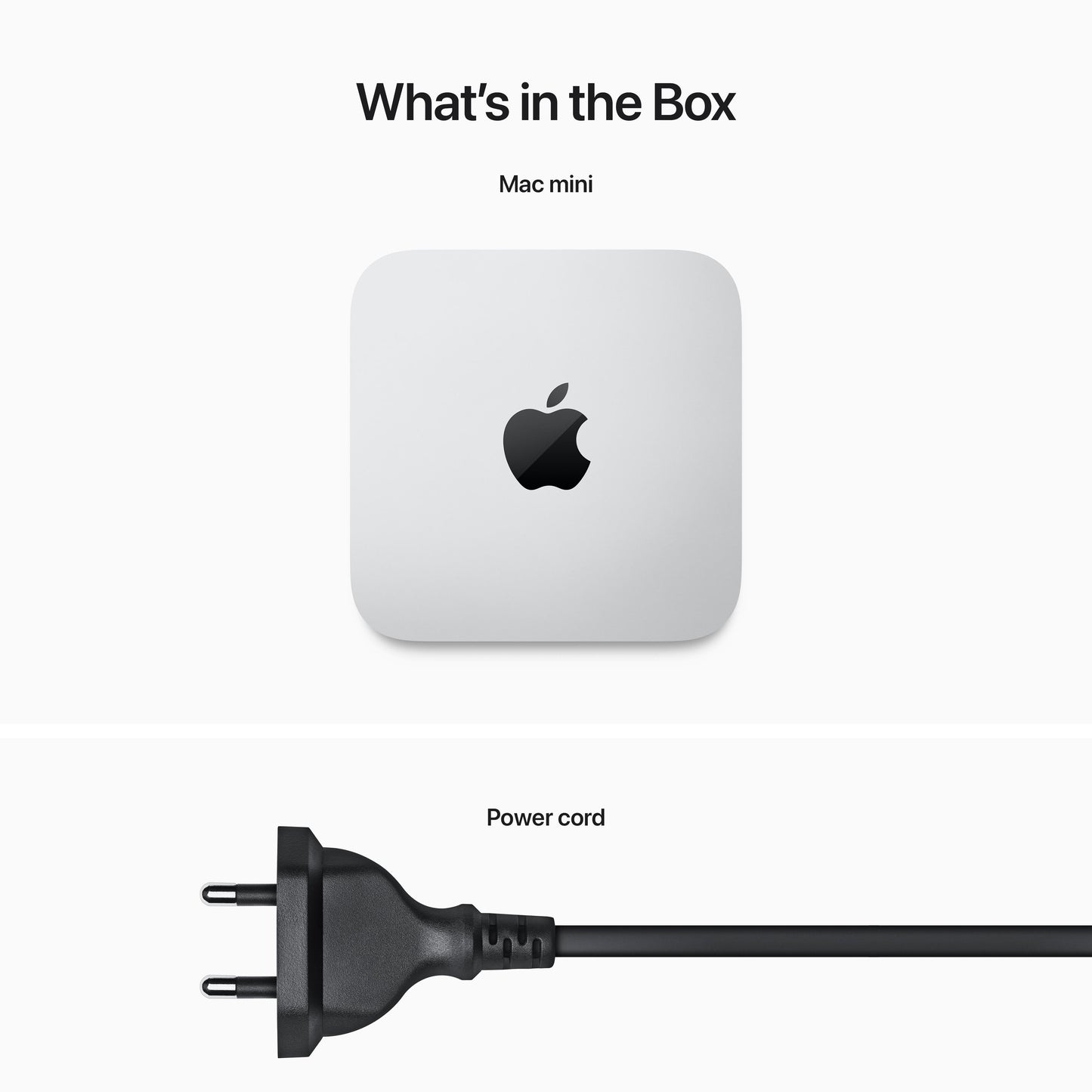 Mac mini: Apple M2 chip with 8core CPU and 10core GPU, 512GB SSD - Silver